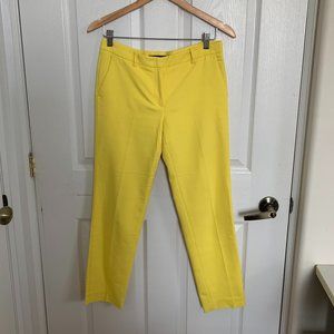 SALE * Zara Yellow Ankle Trousers - Size 4